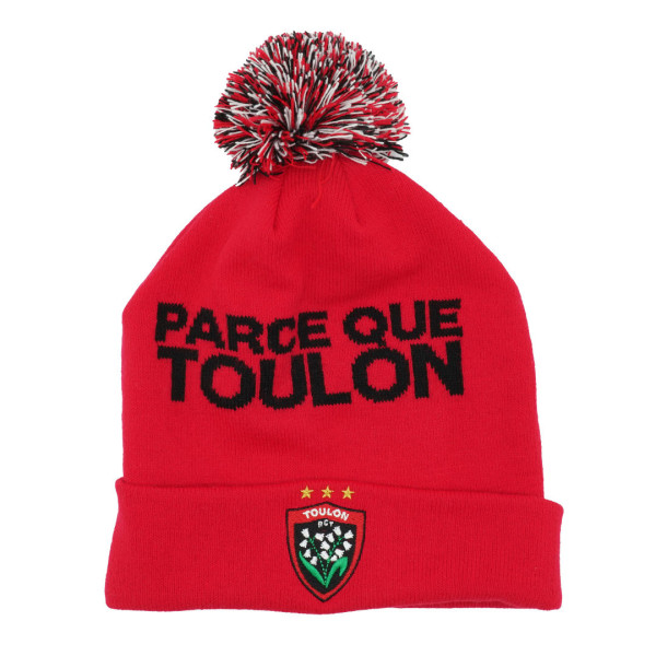 Bonnet rouge avec pompon PQT RCT