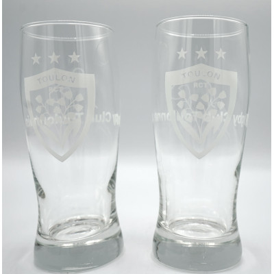 Set de 2 verres à bière 33cl RCT