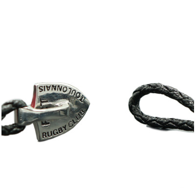 RCT leather crochet bracelet