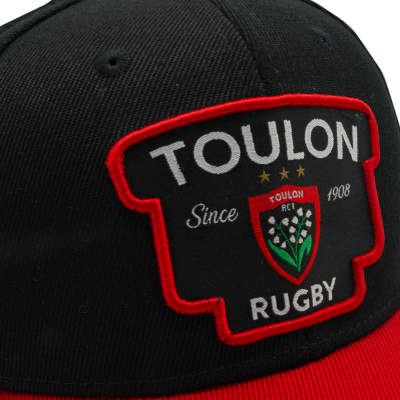 Casque noire patch 3D Casque noire patch 3D