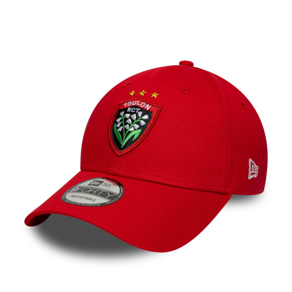 Casquette rouge logo 9FORTY New Era x RCT