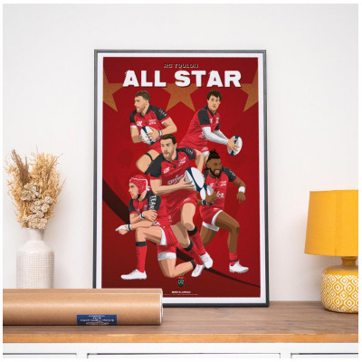 ALL STAR Poster RCT 23-24 Sport à l'Affiche 30x40cm