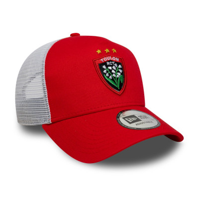 9FORTY E-Frame New Era x RCT red trucker cap
