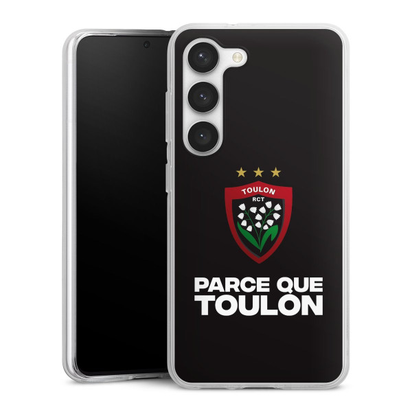 Coque noire RCT PQT Samsung S23 Dein Design