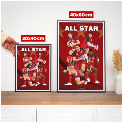 ALL STAR Poster RCT 23-24 Sport à l'Affiche 30x40cm