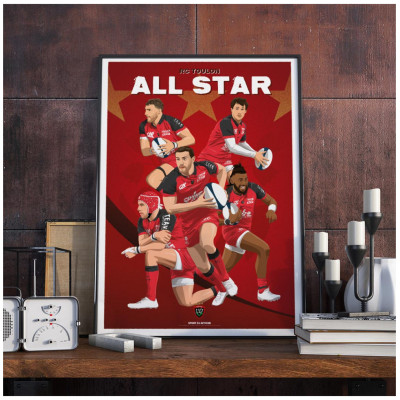 ALL STAR Poster RCT 23-24 Sport à l'Affiche 40x60cm