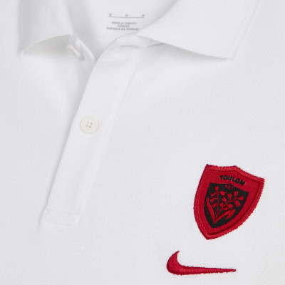 Polo piqué blanc RCT Nike 25-26 Polo piqué blanc RCT Nike 25-26