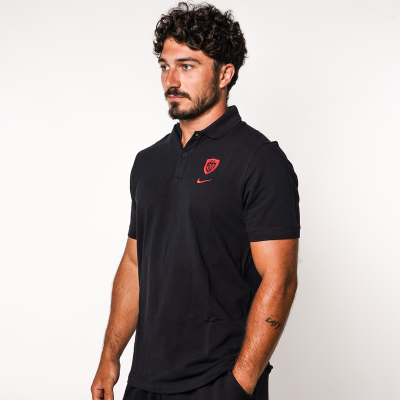 Polo piqué noir RCT Nike 25-26 Polo piqué noir RCT Nike 25-26