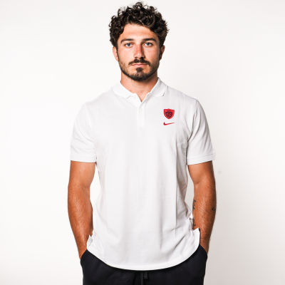 Polo piqué blanc RCT Nike 25-26 Polo piqué blanc RCT Nike 25-26