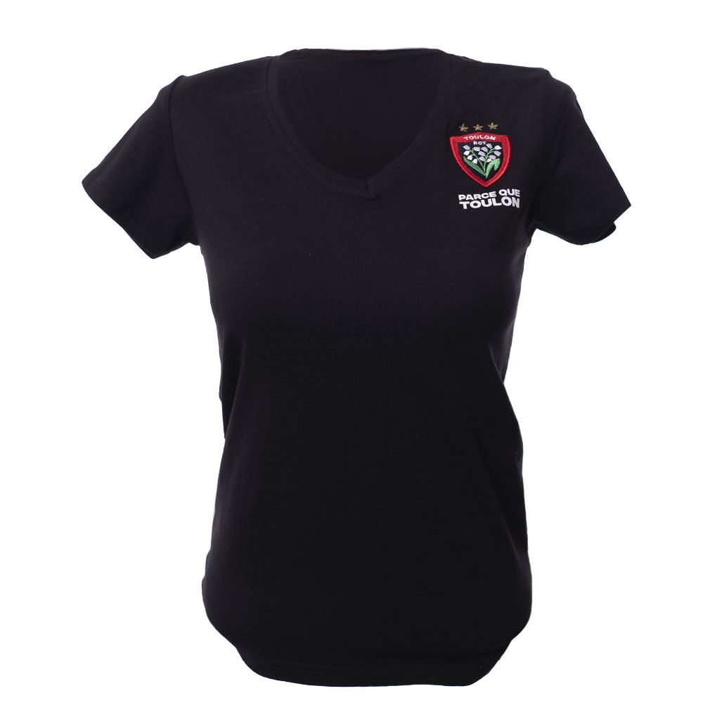 T-shirt noir femme RCT...