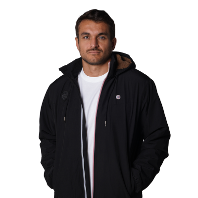 Serge Blanco x RCT Black Parka