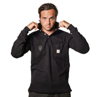 Serge Blanco x RCT Long Sleeve Polo Shirt