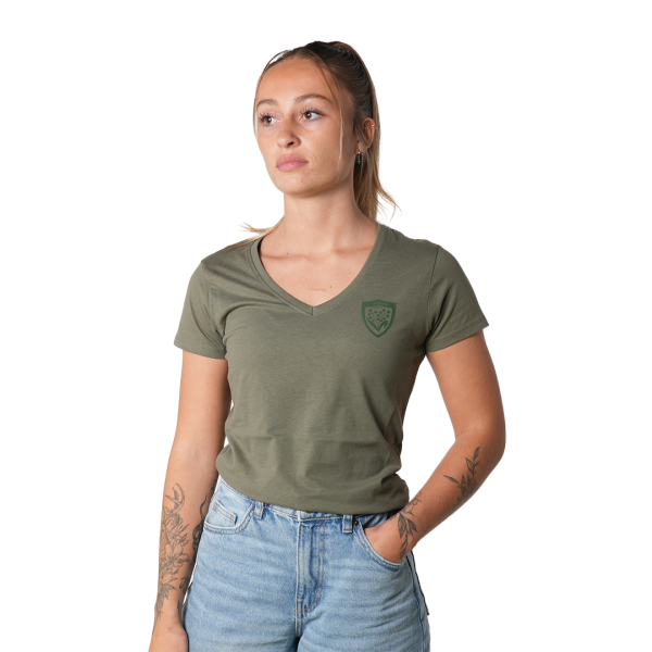 T-shirt olive femme Un brin provencal