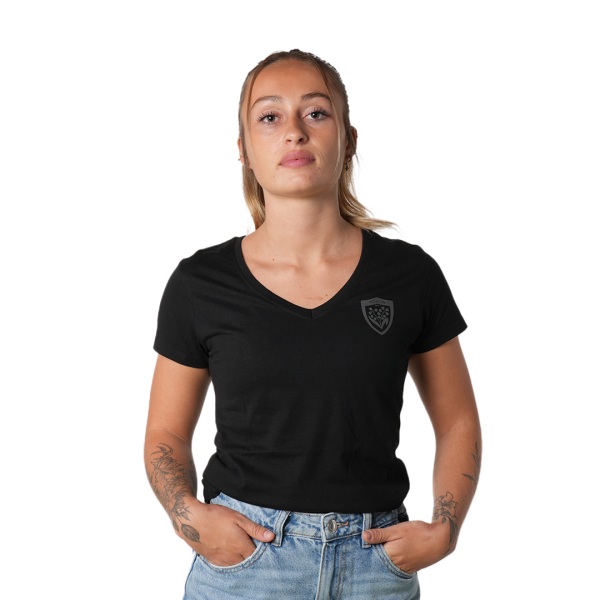 T-shirt noir femme Un brin provencal