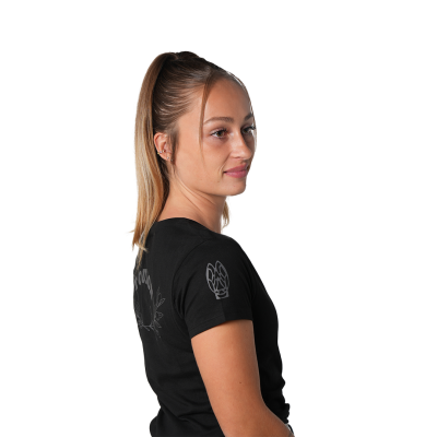 T-shirt noir femme Un brin provencal T-shirt noir femme Un brin provencal