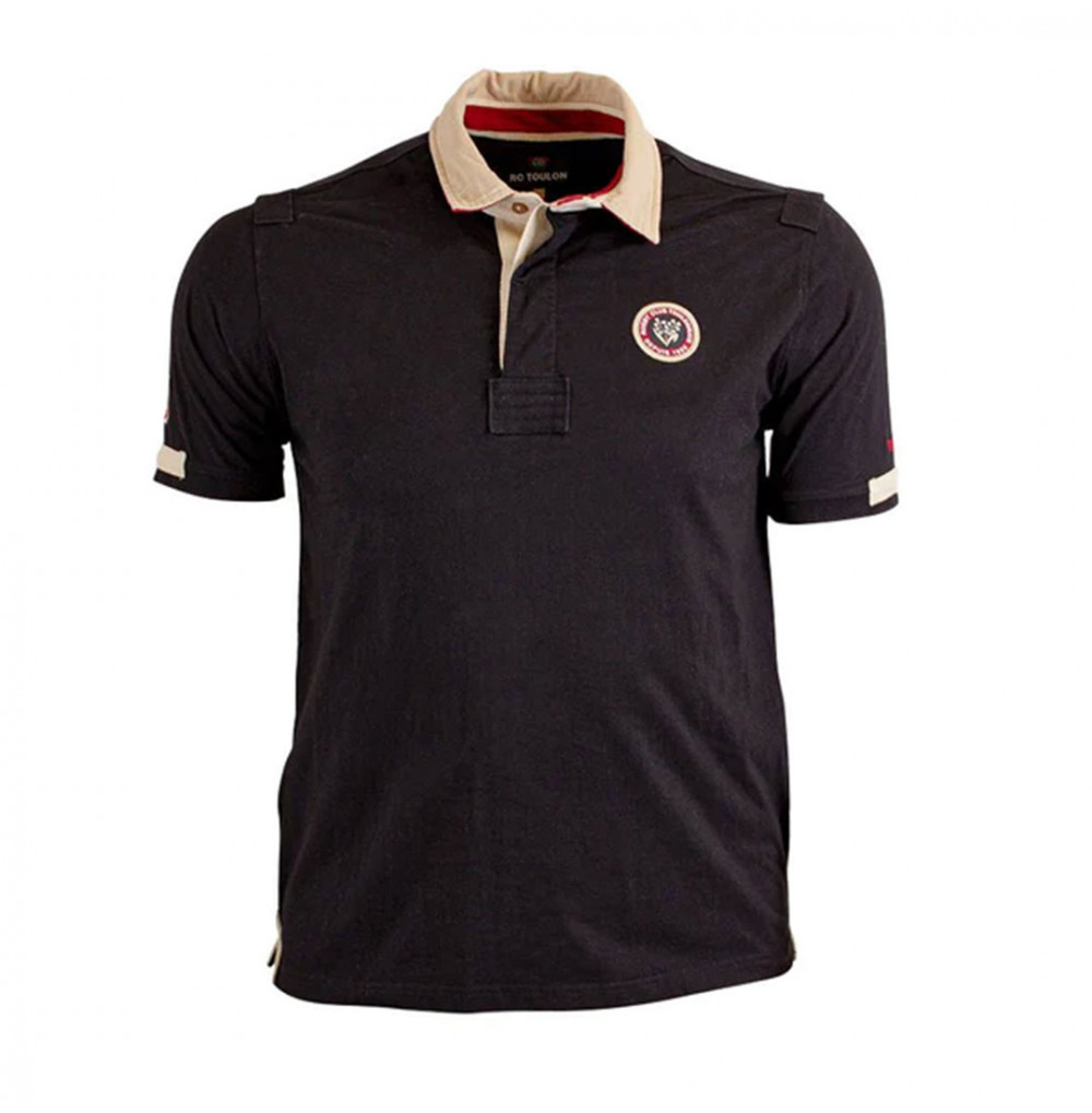 Black RCT polo shirt with...