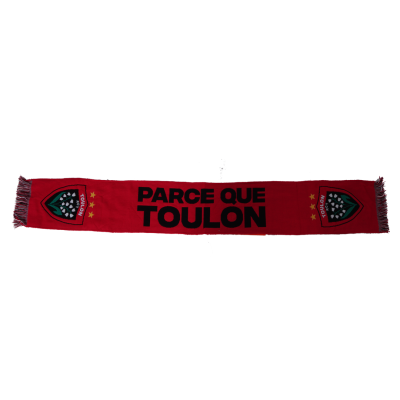 Echarpe supporter rouge Parce que Toulon