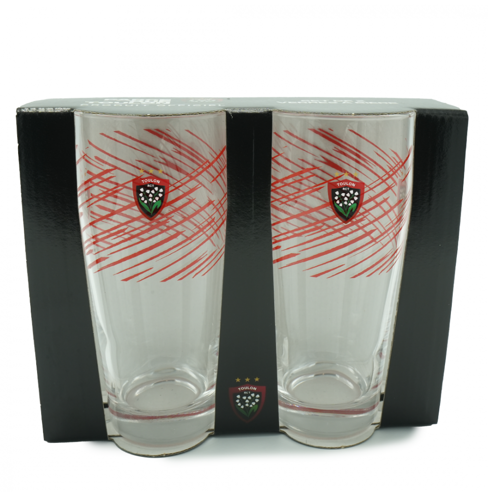 Set of 2 RCT beer glasses