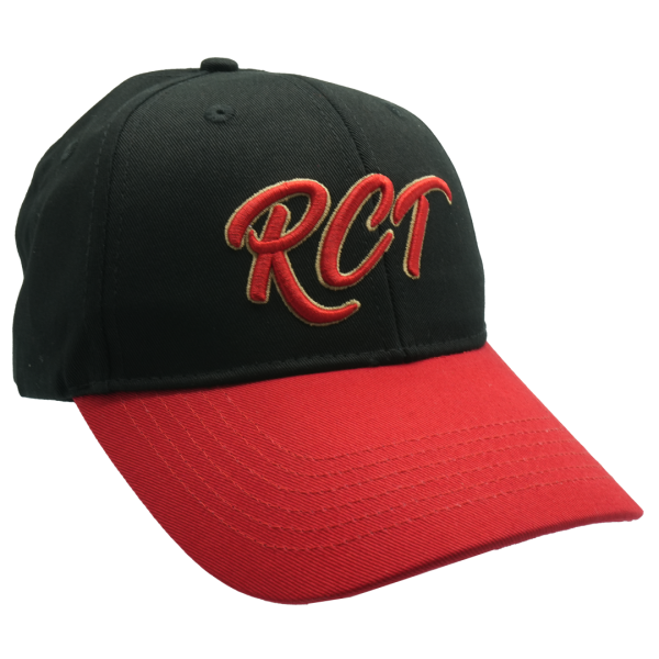 RCT 3D black & red cap