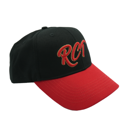 RCT 3D black & red cap