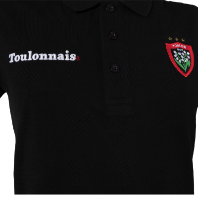 Polo noir Toulonnais