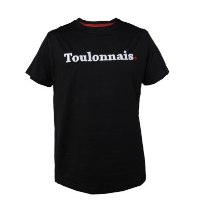 T-shirt noir Toulonnais 3D