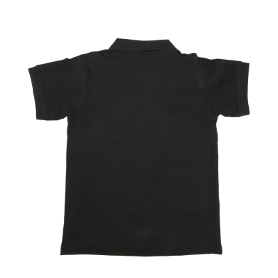 Children's black polo shirt Toulon