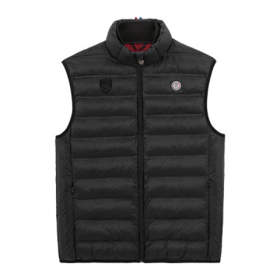 Serge Blanco RCT black sleeveless down jacket