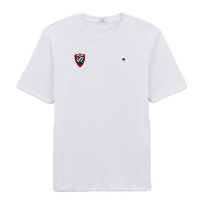 Serge Blanco classic white short-sleeved RCT T-shirt