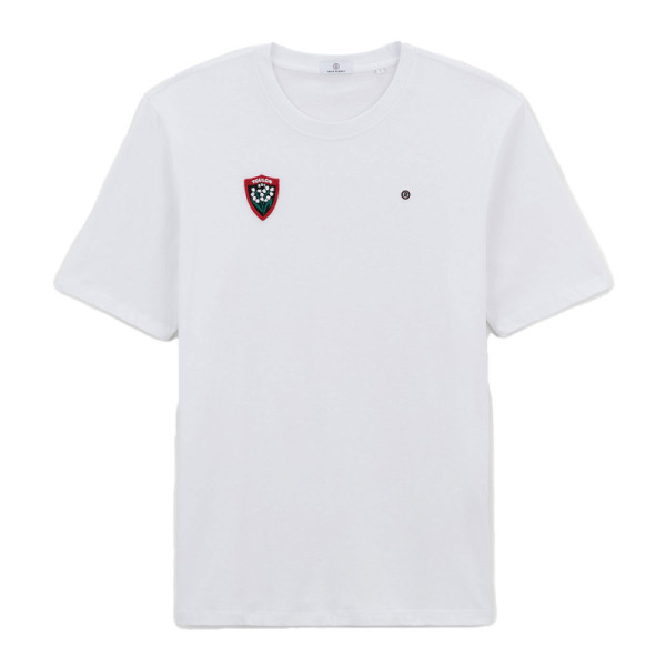 T-shirt RCT blanc classique manches courtes Serge Blanco