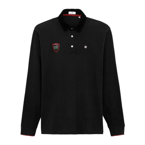 Serge Blanco long-sleeved RCT polo shirt