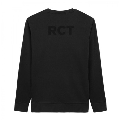 RCT black round-neck sweatshirt Serge Blanco