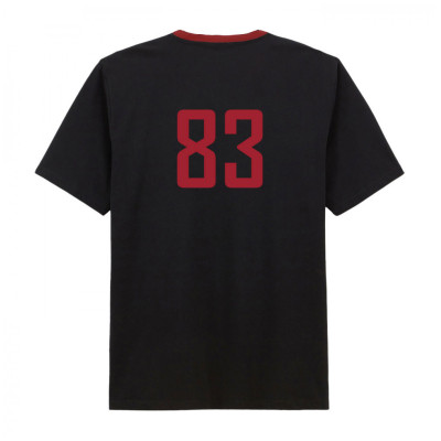 T-shirt RCT noir Guerriers manches courtes Serge Blanco