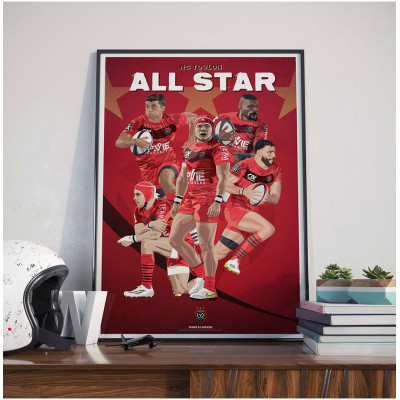 ALL STAR RCT x Sport à l'Affiche Poster 30x40cm