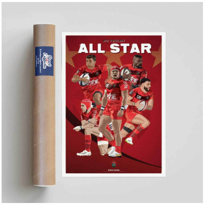 Affiche ALL STAR RCT x Sport à l'Affiche 30x40cm