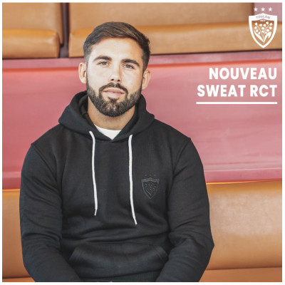 Sweat à capuche noir RCT