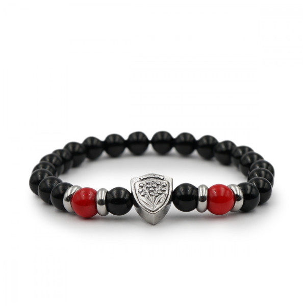 Bracelet RCT Onyx brillant et Jade