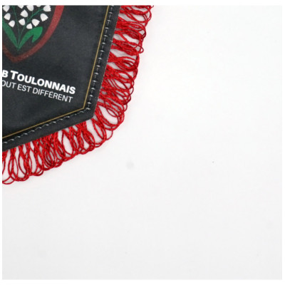 Mini red and black Rugby Club Toulonnais pennant