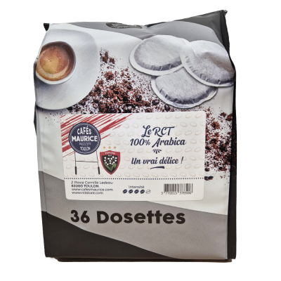 Sachet Le RCT de 36 dosettes compatibles Senseo - Cafés Maurice