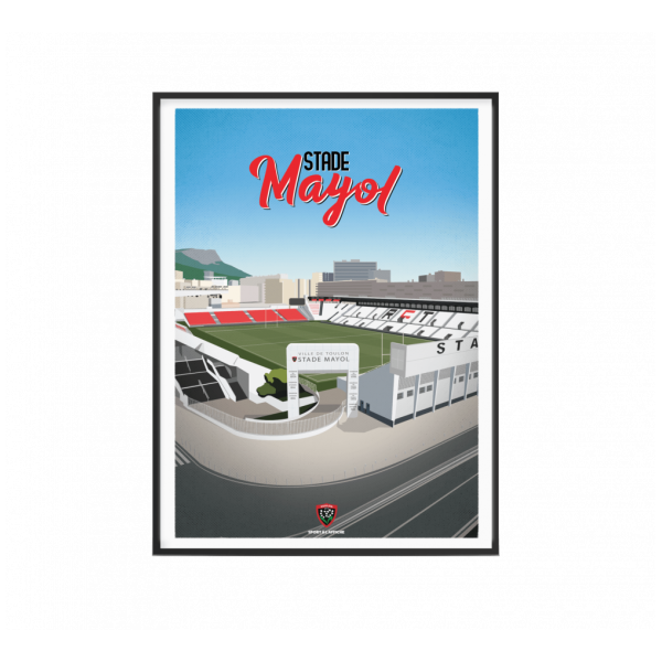 Stade Mayol RCT 30x40cm Poster Sport à l'Affiche