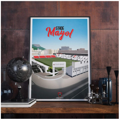 Stade Mayol RCT 30x40cm Poster Sport à l'Affiche